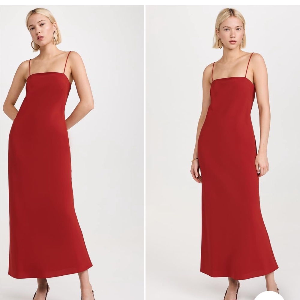 Elegant Red Maxi Dress NWT